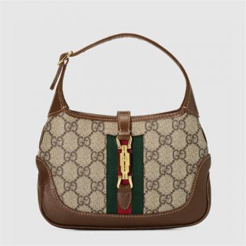 GUCCI 637092 女士咖色 Jackie 1961 迷你手袋