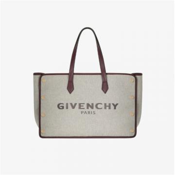 GIVENCHY BB50AVB0RY-542 女士茄紫色 中号 GIVENCHY 帆布 BOND 购物袋