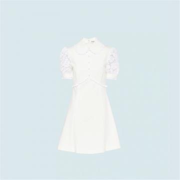 MIUMIU MJA796 女士白色 弹力 A字 连衣裙