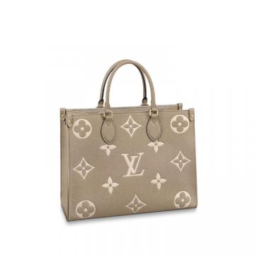 LV M45494 女士象灰色 ONTHEGO 中号手袋