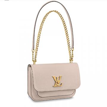 LV M57072 女士灰褐色 LOCKME CHAIN 小号手袋