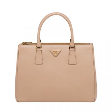 PRADA  1BA274 女士豆沙粉色 Prada Galleria 中号手袋