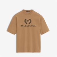 BALENCIAGA 578139TEV529610 男士米色 BB Balenciaga T恤衫