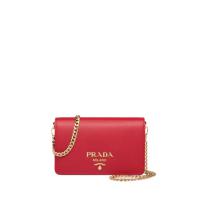 PRADA 1BP006 女士红色 Prada 牛皮单肩包