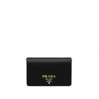 PRADA 1BP006 女士黑色 Prada 牛皮单肩包