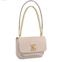 LV M57072 女士灰褐色 LOCKME CHAIN 小号手袋