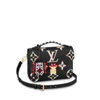 LV M45385 女士黑色 LV CRAFTY POCHETTE MÉTIS 手袋