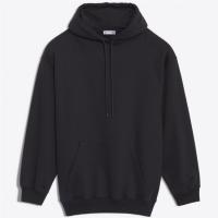 BALENCIAGA 556113TAV379000 女士黑色 HOODIE SWEATER LOGO