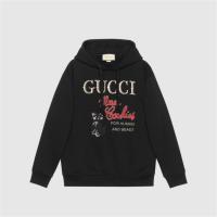 GUCCI 615061 女士黑色 Gucci“Mad Cookies”印花卫衣