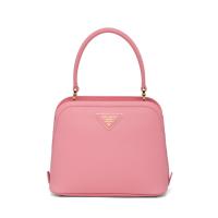 PRADA 1BA286 女士花瓣粉色 Prada Matinée Mini Saffiano 牛皮手袋