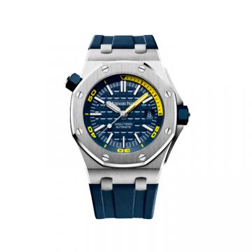 Audemars Piguet 15710ST.OO.A027CA.01 男士蓝色表盘 皇家橡树离岸型系列 潜水腕表