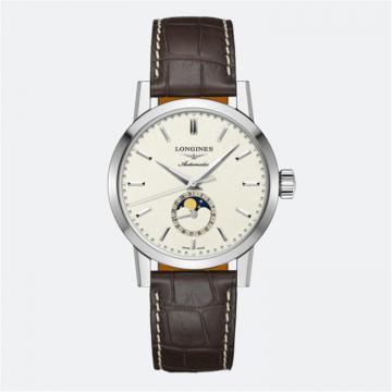 LONGINES L4.826.4.92.2 男士白色表盘 制表传统1832系列腕表