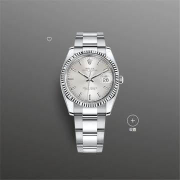 ROLEX 115234 男士银色表盘 日志型 34 腕表