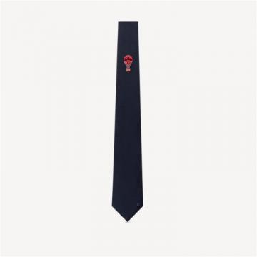 LV M75985 男士蓝色 LV ARCHIVES 领带