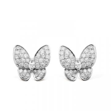 Van Cleef & Arpels VCARB82900 女士 Two Butterfly 耳环