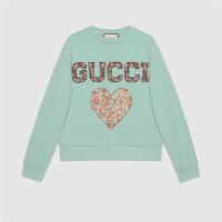 GUCCI 623450 女士天蓝色 Gucci Liberty 贴饰卫衣