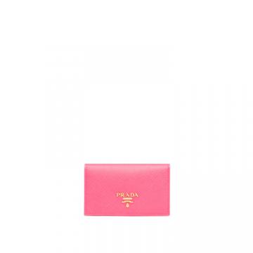 PRADA 1MC122 女士牡丹粉色 卡片夹