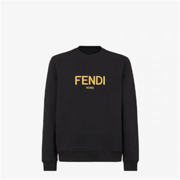 FENDI FY0178AE05F0QA1 男士黑色 棉质运动衫