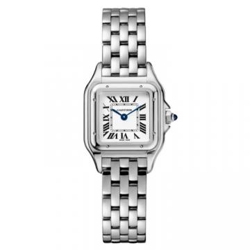 Cartier WSPN0006 女士白色表盘 Panthère de Cartier 卡地亚猎豹腕表