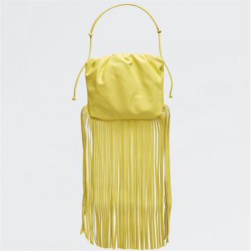 BOTTEGA VENETA 630363VCP407421 女士黄色 THE FRINGE 手拿包