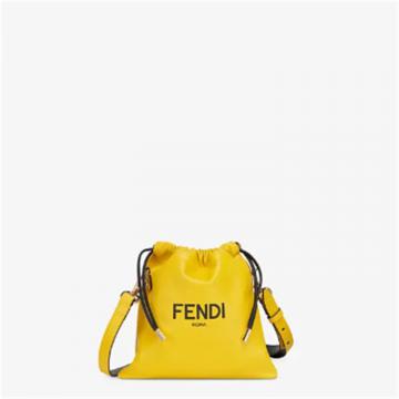 FENDI 7VA510ADM9F0V3C 男士黄色 FENDI PACK 小号手拿包