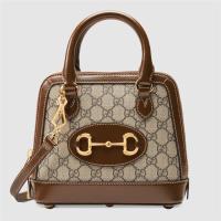 GUCCI 640716 女士棕色 Gucci 马衔扣 1955 迷你手提包