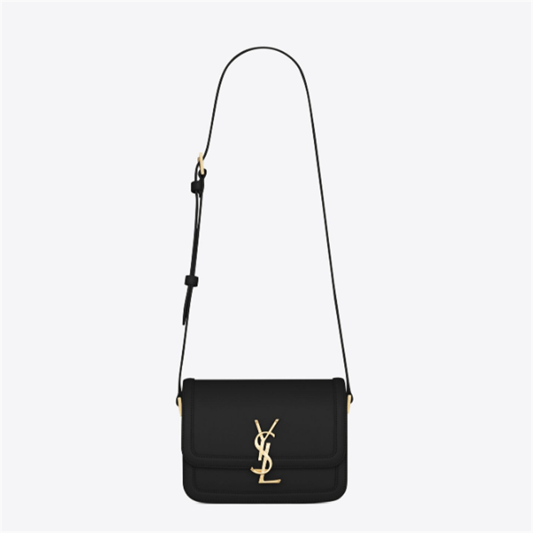 SAINT LAURENT 6343060SX0W1000 女士黑色 SOLFERINO BOX 小号肩背包