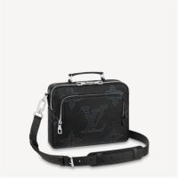 LV M57287 男士黑色 FLIGHT CASE 邮差包