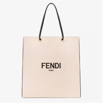 FENDI 8BH383ADP6F1CN7 女士粉红色 FENDI PACK 中号购物袋