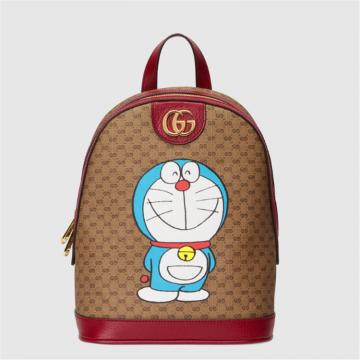 GUCCI 647816 女士乌木色 Doraemon x Gucci 联名系列小号背包