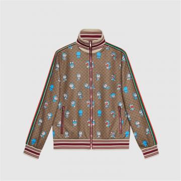 GUCCI 656594 女士乌木色 Doraemon x Gucci 平纹针织夹克