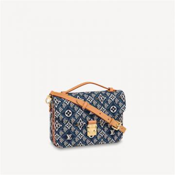 LV M57395 女士蓝色 POCHETTE MÉTIS 中号手袋