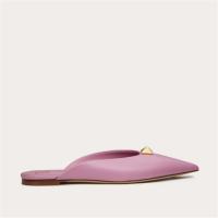 VALENTINO VW2S0BK2GNFGI1 女士粉紫色 Roman Stud 小牛皮穆勒鞋