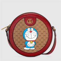 GUCCI 625216 女士乌木色 Doraemon x Gucci 联名系列肩背包