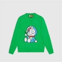 GUCCI 655654 女士绿色 Doraemon x Gucci 联名系列羊毛毛衣