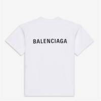 BALENCIAGA 612965TIVG59040 女士白色 Balenciaga 宽松 T恤