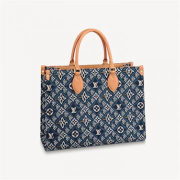 LV M57396 女士蓝色 ONTHEGO 中号手袋