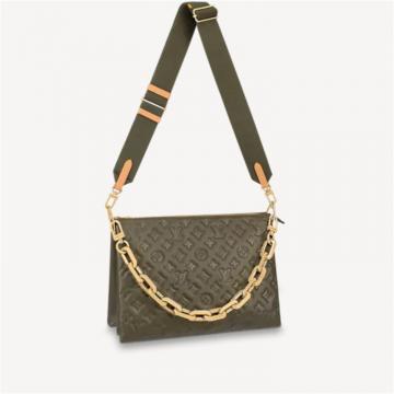 LV M57782 女士卡其绿色 COUSSIN 中号手袋