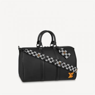 LV M57416 男士黑色 KEEPALL BANDOULIÈRE 40 旅行袋