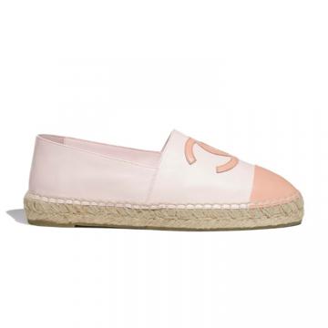 CHANEL G29762 女士淡粉红色 渔夫鞋