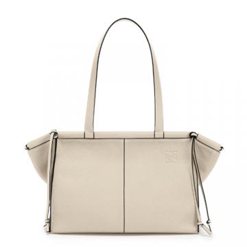 LOEWE 309.12AA93 女士白色 小号柔软粒面牛皮 Cushion Tote 手袋