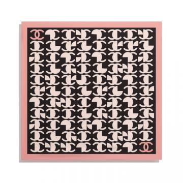 CHANEL AA7526 女士粉红色 方形围巾
