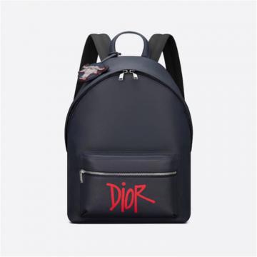 DIOR 1ESBA088GDS 男士海军蓝色 DIOR AND SHAWN RIDER 双肩背包