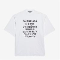 BALENCIAGA 641614TJVI39040 男士白色 T恤