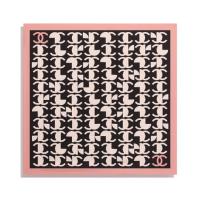 CHANEL AA7526 女士粉红色 方形围巾