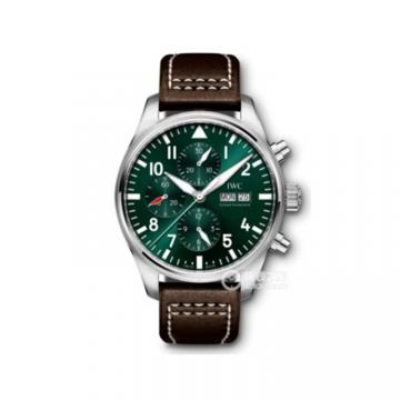 IWC IW377726 男士绿色表盘 飞行员系列 计时腕表