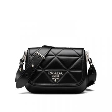 PRADA 1BD283 女士黑色 Prada Spectrum 牛皮手袋