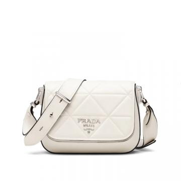 PRADA 1BD283 女士白色 Prada Spectrum 牛皮手袋