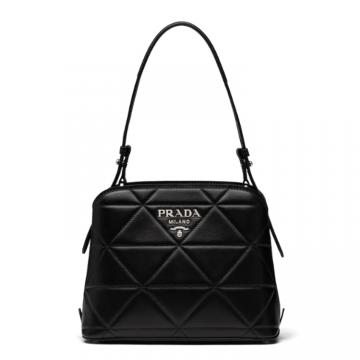 PRADA 1BA311 女士黑色 Prada Spectrum 小号牛皮手袋