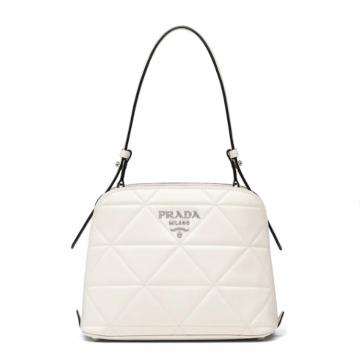 PRADA 1BA311 女士白色 Prada Spectrum 小号牛皮手袋